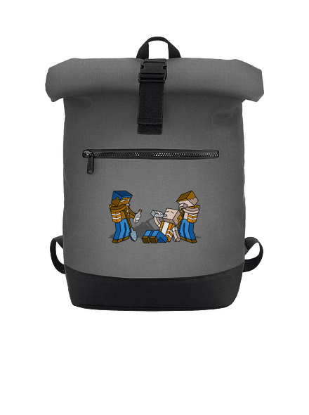 Real Minecraft batoh Grey Marl