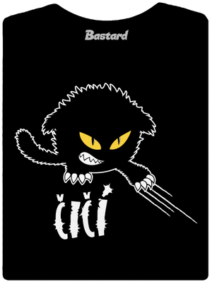 Čičina dámske tričko s lemom Black