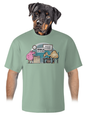 unisex tričko oversized