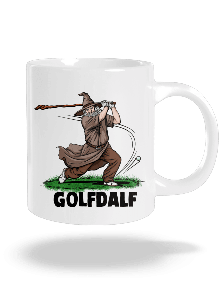 Golfdalf veľký hrnček White
