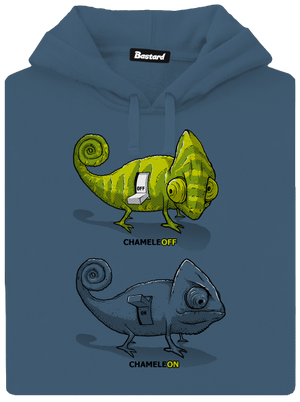 Zapnuté vypnuté dámska mikina klokanka Denim