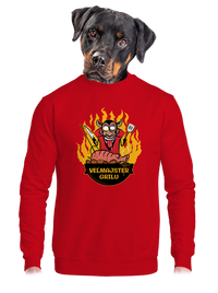 unisex mikina bez kapucne