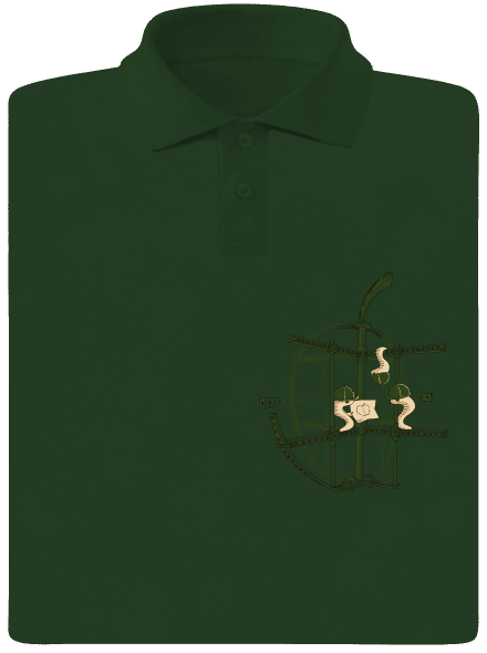 Jablko pánska polokošeľa Bottle Green Mal