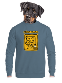 unisex mikina bez kapucne