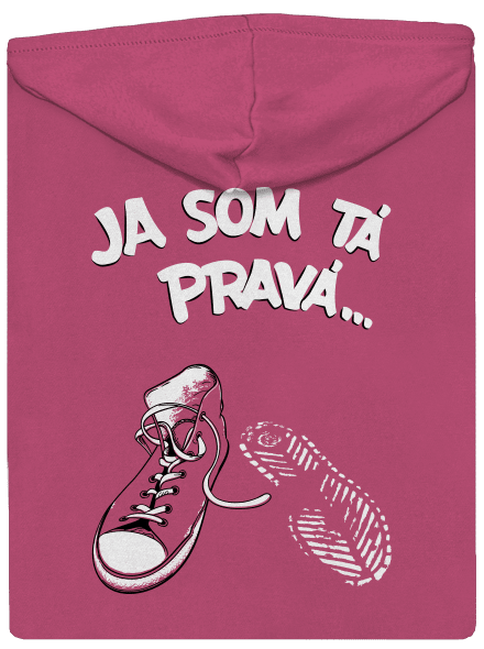 Hľadám tú pravú dámska mikina na zips Magenta
