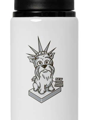 New Yorkshire flaša na vodu White