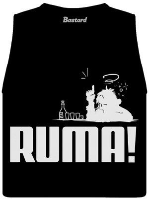 Ruma dámske tielko voľné Black