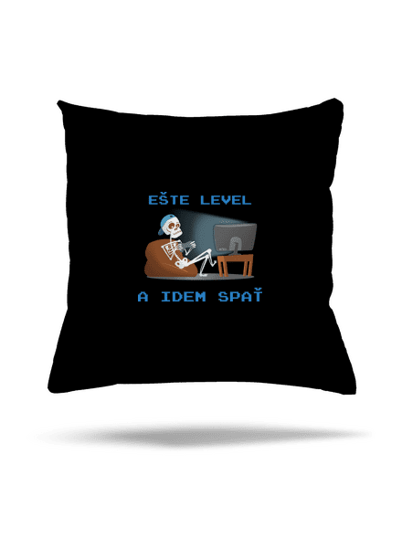 Ešte level vankúš Black