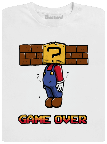 Game Over pánske tričko White