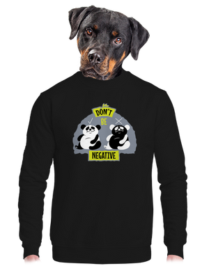 unisex mikina bez kapucne