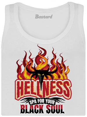 Hellness dámske tielko klasické White