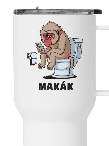 Makák termohrnček White
