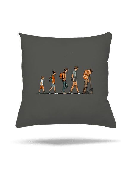 Evolúcia študenta vankúš Gray Pol