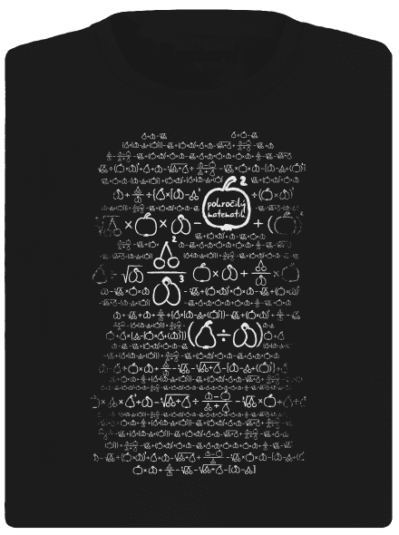 Matematik dámske športové tričko Black