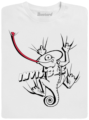 Invisible chameleon pánske dlhý rukáv White