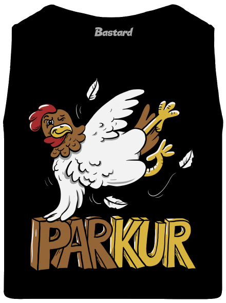 Parkur pánske tielko Black