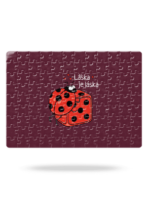 Láska je láska puzzle White