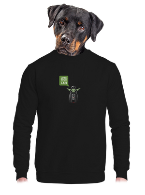 unisex mikina bez kapucne