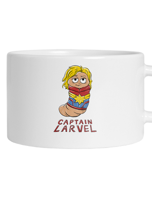 Captain Larvel hrnček makronka White