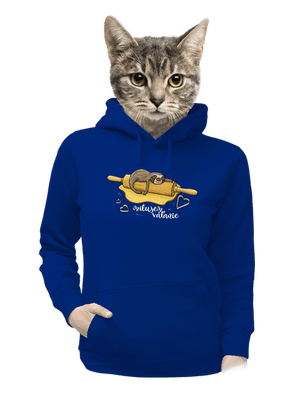 Milujem váľanie dámska mikina klokanka Royal Blue Mal