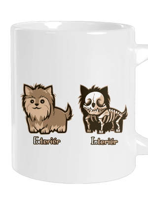 Teriér veľký hrnček White