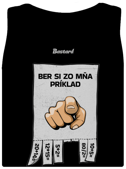 Ber si zo mňa príklad dámske tielko klasické Black