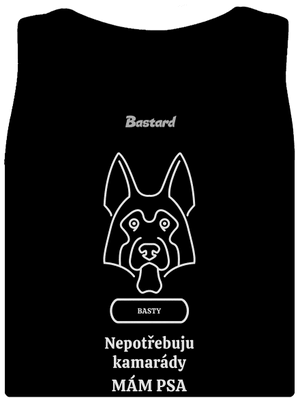 Nemôžem, mám psa dámske tielko klasické Black