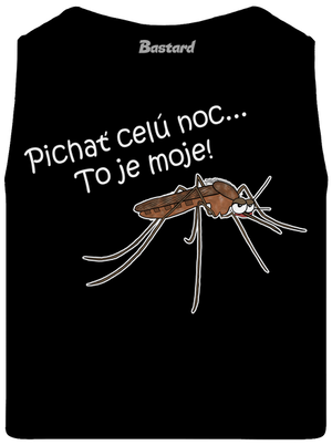 Komár s výdržou pánske tielko Black
