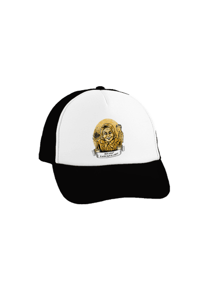 B14: Kulový blesk šiltovka truckerka Black cap