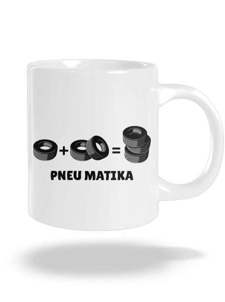 Pneu Matika veľký hrnček White