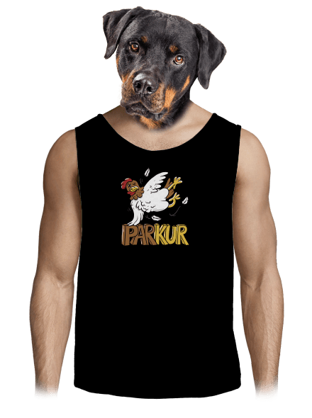 Parkur pánske tielko Black