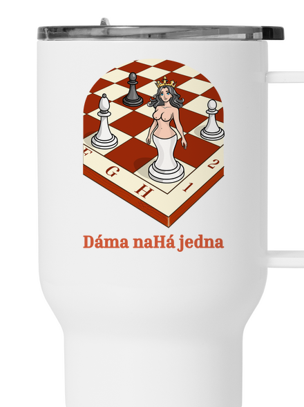 Dáma nahá jedna termohrnček White