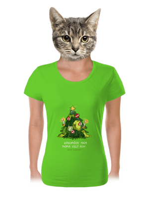 Stačí nazdobiť dámske tričko Apple Green