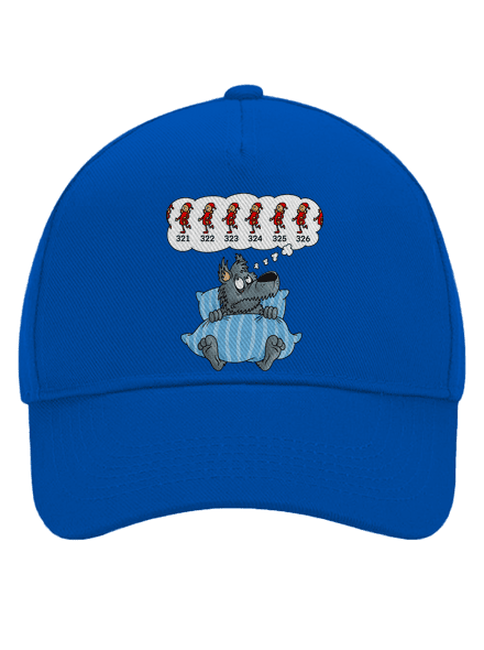Vlčia nespavosť šiltovka baseballka Bright Royal
