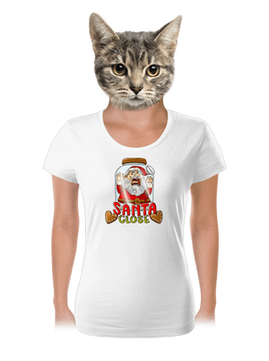 Santa Close dámske tričko White