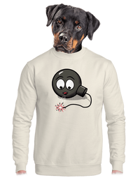 unisex mikina bez kapucne