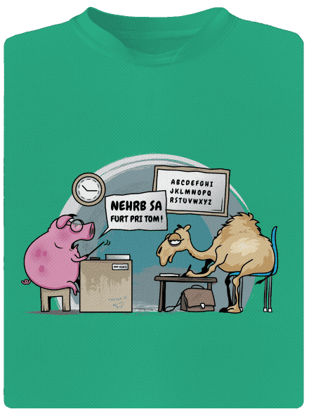 Nehrb sa pánske športové tričko Mint Mal