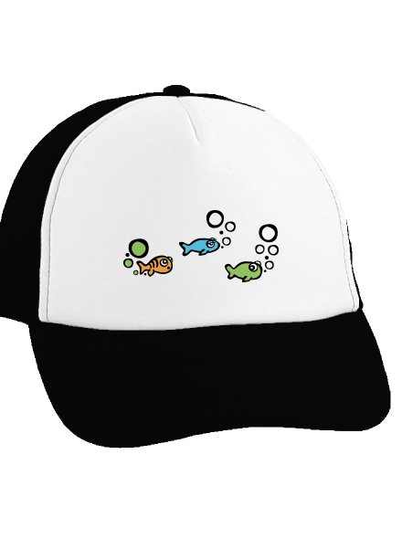 Nehoda šiltovka truckerka Black cap