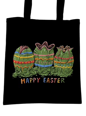 Happy Easter taška Black