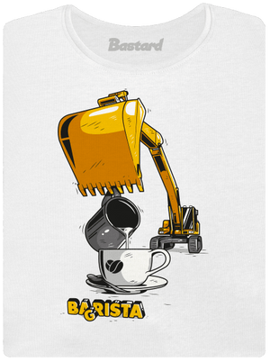 Bagrista dámske tričko s lemom White