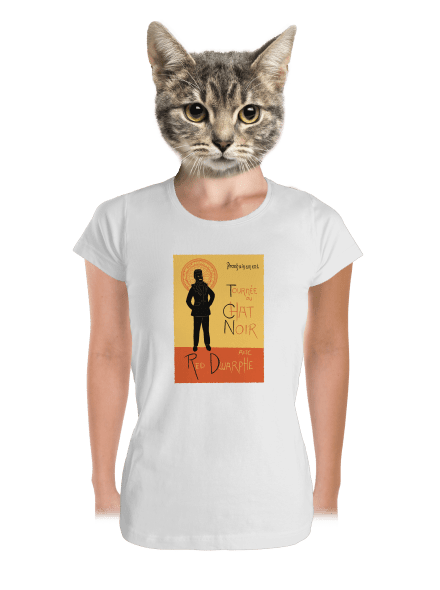 Le Chat Noir dámske tričko prémium White