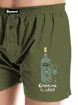 Grizzling Vlašský pánske trenky Khaki