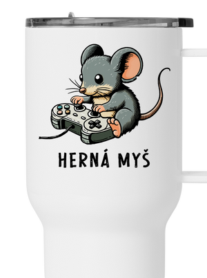 Herná myš termohrnček White