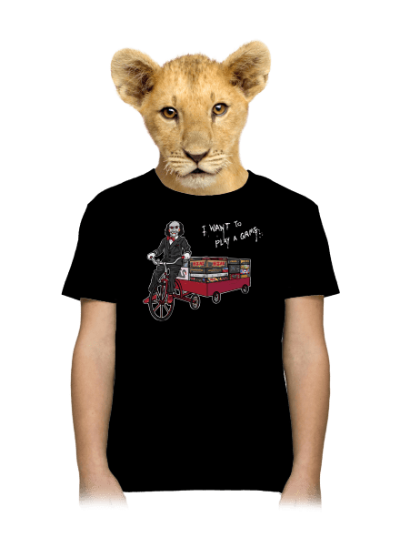Chcem si zahrať hru detské tričko Black