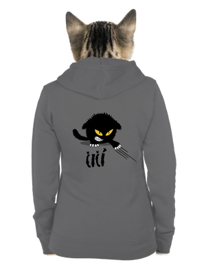 Čičina dámska mikina na zips Steel Gray