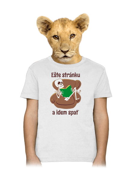 Ešte stránku detské tričko White