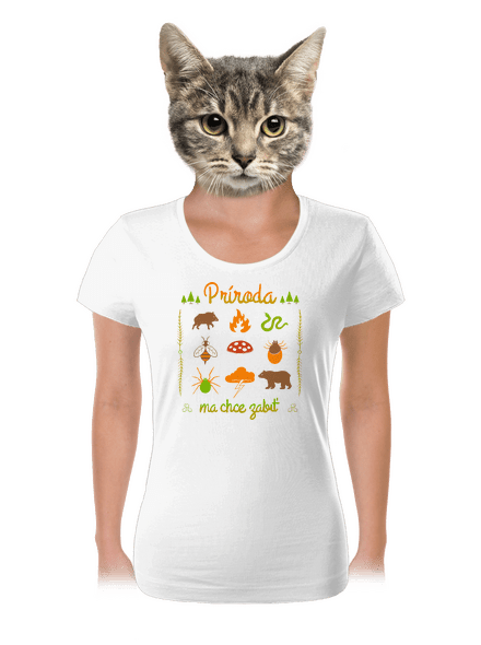Príroda ma chce zabiť dámske tričko White
