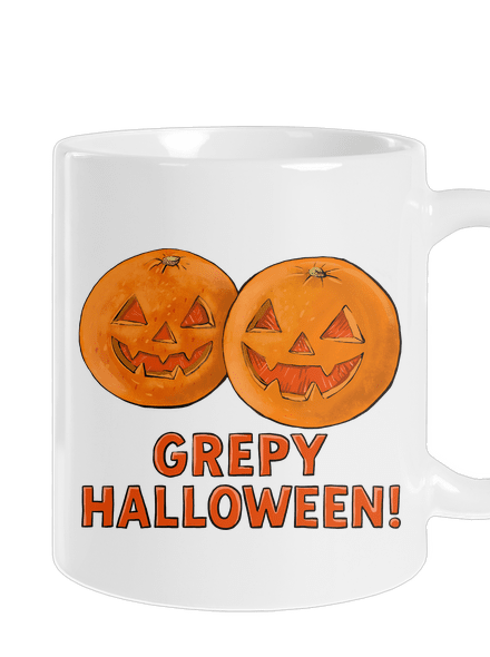 Grepy Halloween klasický hrnček White