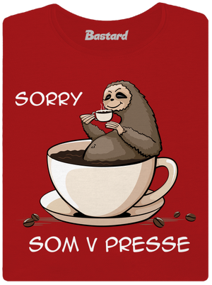 V presse dámske tričko prémium Red Mal