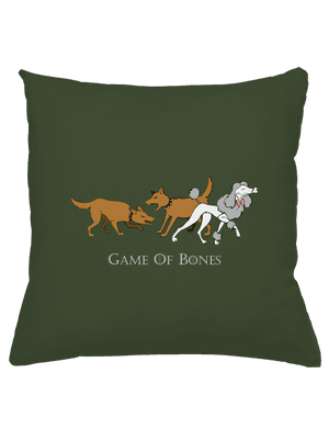Game of Bones vankúš Olive Green
